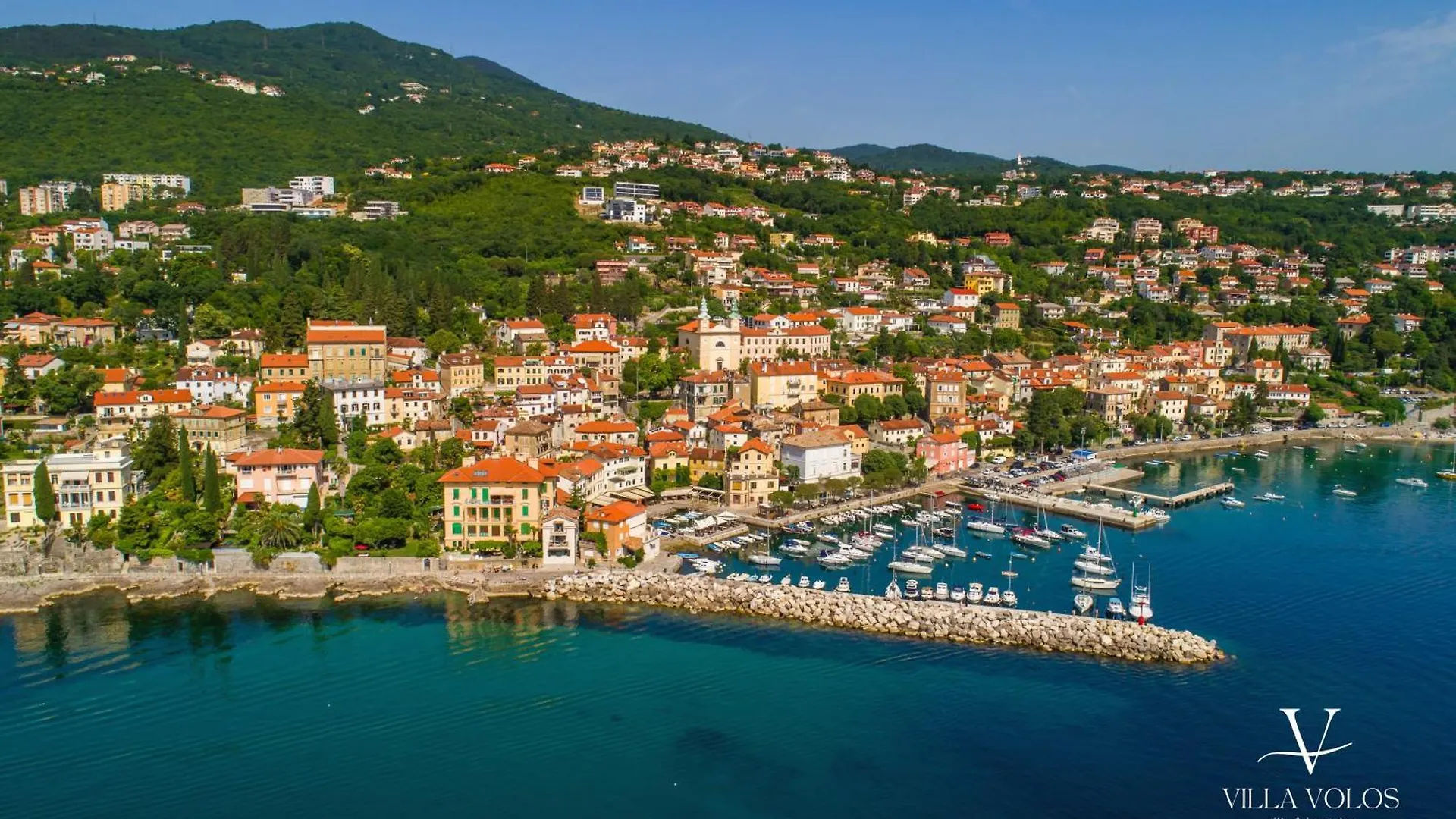 아파트 Villa Volos With Roof Terrace, Sea View, Free Private Parking 오파티아 크로아티아