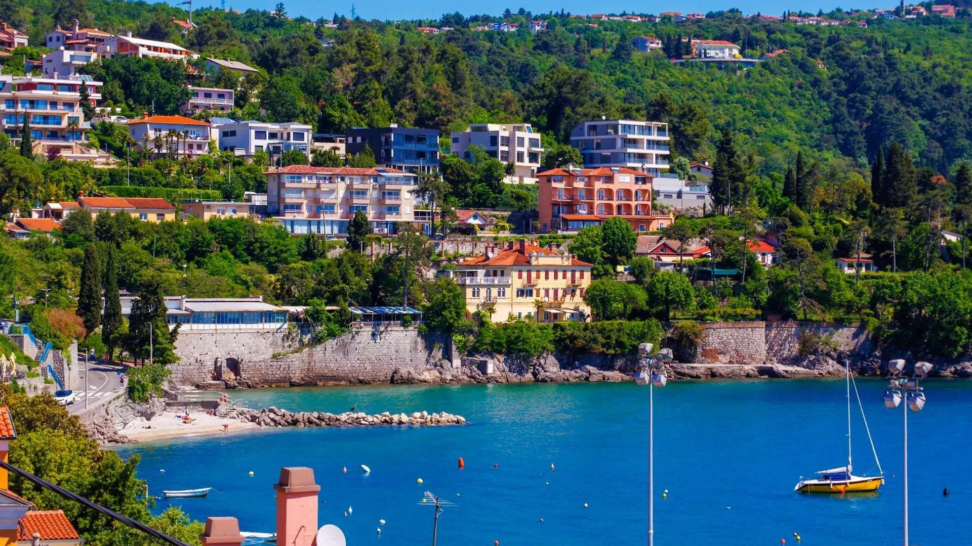 아파트 Villa Volos With Roof Terrace, Sea View, Free Private Parking 오파티아